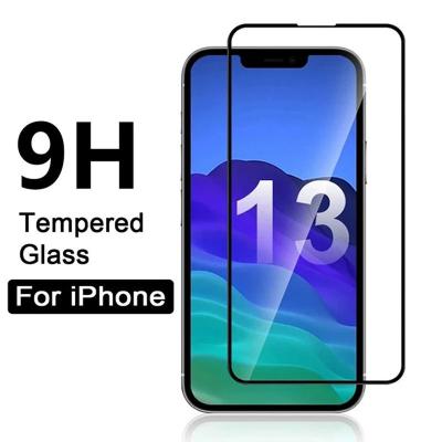 China Mobile Anti-fingerprint 9D 21D 9H screen protector full cover tempered glass for Iphone 12 screen protector film for Iphone Vivo Huawei Oneplus for sale