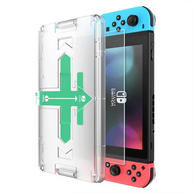 China Best Anti-fingerprint Anti Scratch Game Player Screen Tempered Glass Screen Protector For Nintendo Switch Oled for sale