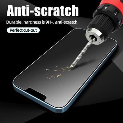 China Hot High Quality Anti-fingerprint Amazon Tempered Glass 9H Premium Screen Protector For iPhone 11 12 13 Pro Max Screen Protector for sale