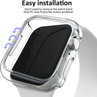 China High Quality Watch Case For Apple Watch Series 7 Cover Hard PC Case Protector For IWatch 7 41mm 45mm for sale