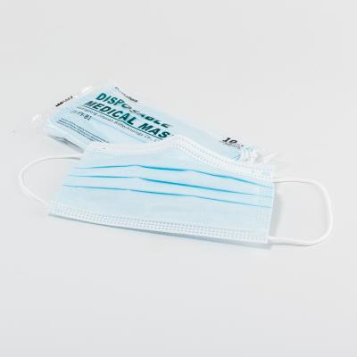 China Widely Used 3 Layer Earloop MASK Top Quality Whitelist Users 3 Ply Disposable Medical Face Mask for sale