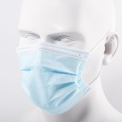 China 3 Layers EARLOOP MASK In Stock Ready To Ship Earloop 3 Ply Disposable Medical Mask Half Face Respirator Nose For Hospital Use for sale