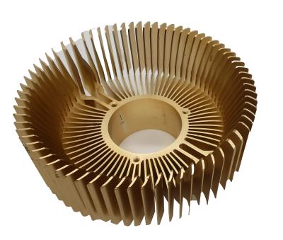 China Morden Sunflower Heatsink PC CPU Heatsink, Round Aluminum Profile Heatsink Extruded Aluminum Alloy Die Casting LED Heatsink for sale