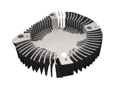 China Morden PC CPU Radiator, Round Aluminum Profile Extruded Radiator, Sunflower Radiator Water Cooling Radiator Extrusion for sale