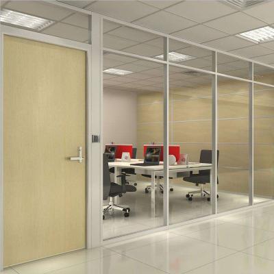 China Easy Installation White Color Aluminum Partition And Glass Partition For Office Hotel And Hospitals for sale