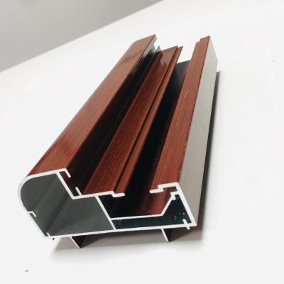 China Wood Grain Easy Installation Aluminum Timber Partition and Glass Partition for Office Hotel and Hospitals for sale