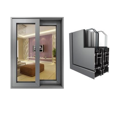 China Modern Lift Sliding Door Strip and ATSMG122 Heat Powered Lift and Cutoff Profile Slide Aluminum Double Glazed Elevator Door for sale