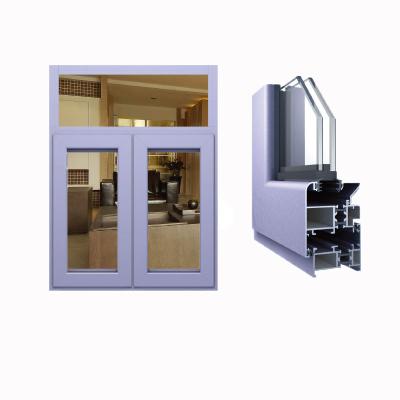 China Swing Casement Window APG50 Aluminum Break Profile Thermally Powder Coated Aluminum Window And Aluminum Door for sale