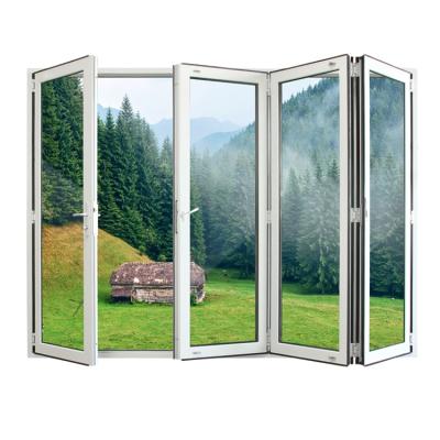 China Modern 4 Sashes 431 Bi-Fold Door And Patio Door For Balcony for sale