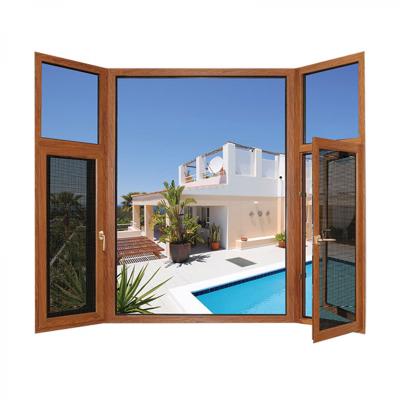 China Swing Bay Window Aluminum Profile Bay Design customozied aluminum window and door for sale