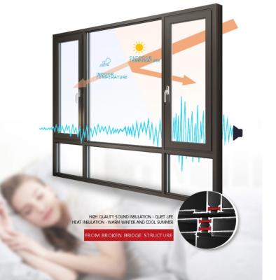 China Swing Window with Mosquito Net and Mesh Aluminum Window for sale