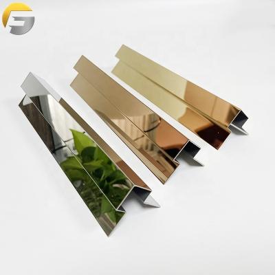 China Modern Quick Delivery V0829 Stainless Steel Tiny Tile Trim Ceramic Edge Covers For Hotel Corner Trim for sale