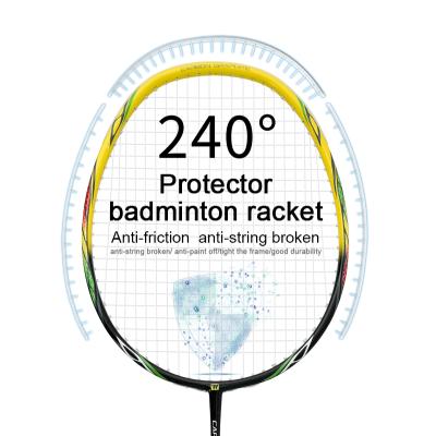 China Elastic type newcomer 2020 WHISTLE ready to ship S5 fast delivery carbon composite badminton racket for sale