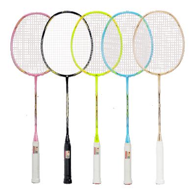 China Eastic & 2022 new product launch durable formula whistle brand X7 super lightweight high tention badminton rackets for sale