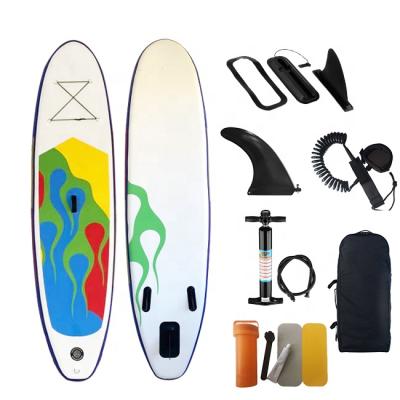 China Customized Wholesale Inflatable Fully Waterproof Color Surfboard Cheap Inflatable Sup Powered Surfboard for sale