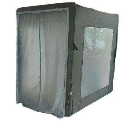 China Custom Temporary PVC Isolation Channel Inflatable Decontamination Tent Bracing Type Upright for sale