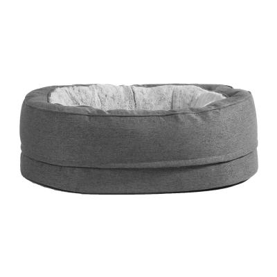 China Luxury Comfortable Washable Travel Sofa Cotton Dog Bed, Pet Bed, Bed For Dog With Massage Sponge for sale