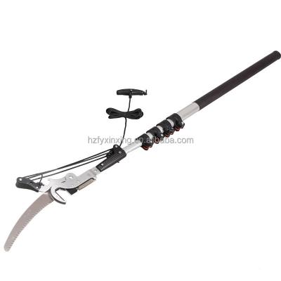 China Xinxing Long Reach Folding Tree Pruner With Saw Pole Heavy Duty Telescopic Handle Garden Cutter Tool Along for sale