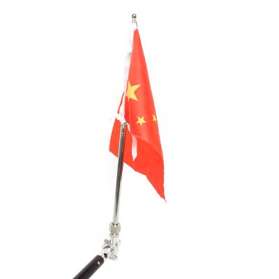 China 304 Stainless Steel Bicycle Pole Custom Flag Flagpole On Bike Handlebar for sale