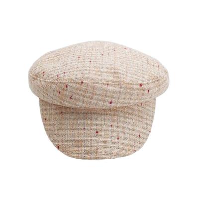 China French plush factory supply attractive price beret hat flat surface hat customized beret for sale