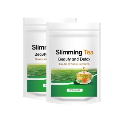 China Decaffeinated 21 Tea Bags Slimming Tea Lean Detox Weight Loss Tea Teatox for sale