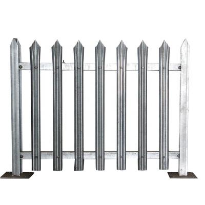 China Low Price Easily Assembled Steel Green Garden Outdoor Border Trellis Palisade Fence From Factory for sale