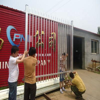 China durable and cheap easily assembled zinc steel fence/steel fence for sale for sale