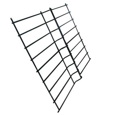 China Easily Assembled Low Price 3d Curved Garden Steel Grilles Design Fence for sale