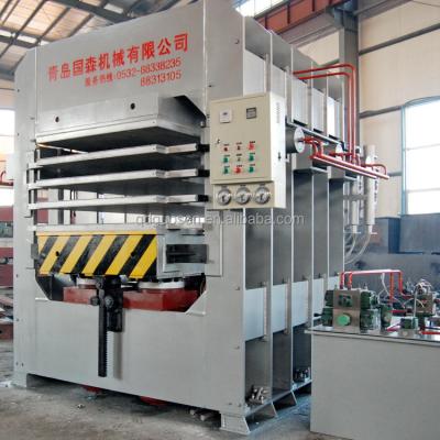 China Bamboo board machine HOT press for bamboo board 2022 for sale