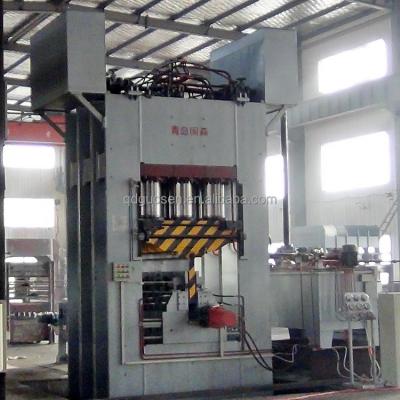 China Produce bamboo block and board recombined timber (RCBT) bamboo hydraulic press (cool press) for sale