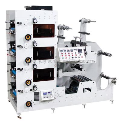 China Factory Adhesive Label Label Printing Machine Flexographic Roll To Roll for sale