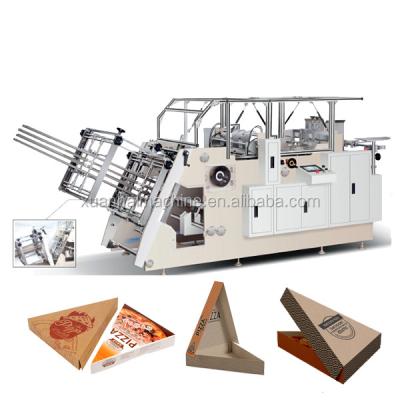 China food & High Quality Factory Price Xuanhai ZF800 Pizza Box Making Machine Automatic Good Burger Noodle Beverage Paper Box Forming Machine 100-450mm for sale