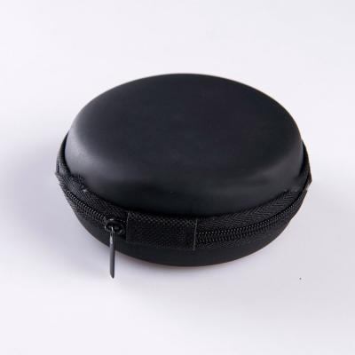 China Wholesale Waterproof Shockproof Dustproof USB Data Cable Round Earphone Storage Filter Mount Eva Storage Bag 8*3cm for sale