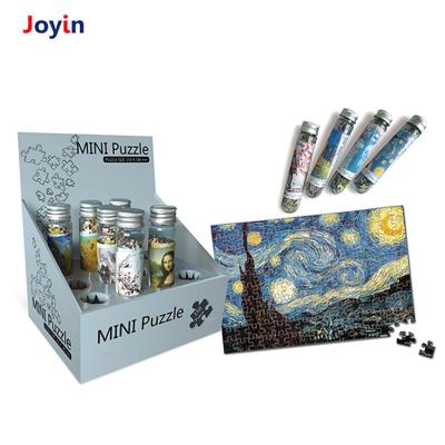 Cina Cartoon Toy Jigsaw Puzzles for Adults 12 IN 1 Starry Night Rhone Sunflower 150 Pieces Mini Jigsaw Puzzles Game 6 x 4 inch in vendita