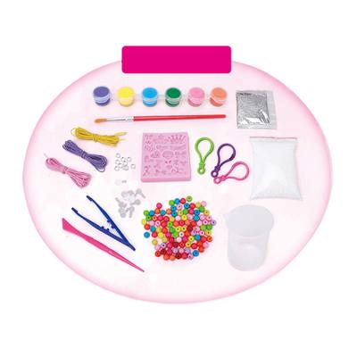 China Kids Accessories Jewelry Joyin Toy DIY Resin Crafts Cast Sets Plastic Beads Hairpin Charms Bracelet Making Kids Children Jewelry Makeup Jewelry Box à venda