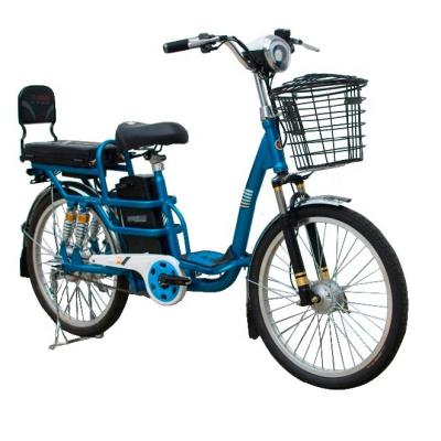 China Aluminum Alloy OEM Electric Bicycle Adult 48v Lithium Battery 24 Inch Bikes for sale