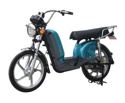 China Factory price 350w/500w 60v12ah/48v12ah steel e-bike charging electric bicycle with pedals/charging moped for sale