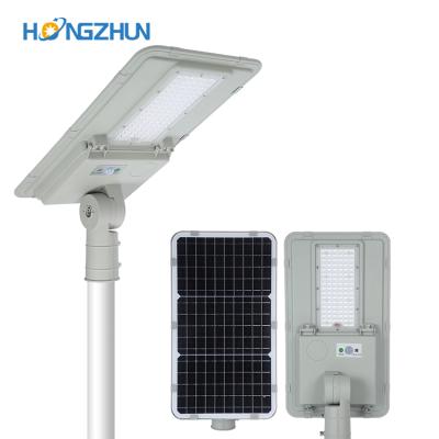 China ROAD Good Price Aluminum IP66 Outdoor 100w 180w Integrated All In One Solar Street Light for sale