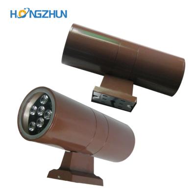 China Modern Magenta Color Housing Aluminum Materials 6w RGB Wall Lights With Power Supply IP65 Waterproof for sale