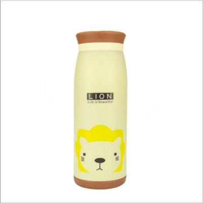 China Business Cartoon Kids Thermos Vacuum Belly Water Cup Flask Straight Tumbler Stainless Steel Insulated Drinking Thermos for sale