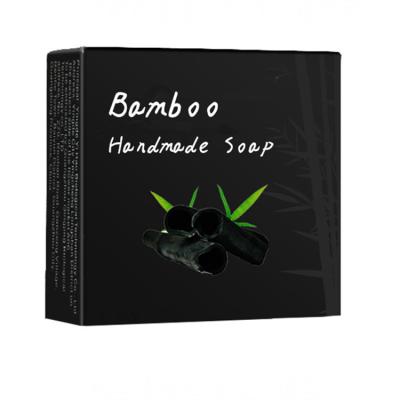 China Natural Bamboo Antiseptic Handmade Skin Care Soap Charcoal Skin Whitening Treatment Bath Deep Cleansing Oil-control Face Hair Care Soap for sale