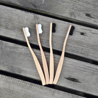 China Disposable Natural Organic Bamboo Wood Handle Biodegradable Brush Heads for sale