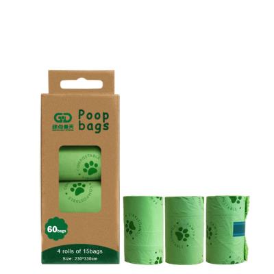 China Biodegradable Dog Garbag Bags Garbag Plastic Biodegradable Waste Plastic Cornstarch Compostable Bag for sale