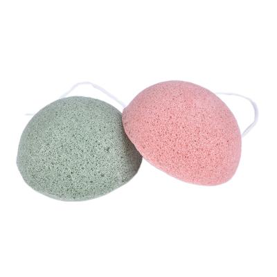 China EXFOLIATE honest beauty soft konjac sponge with pink kaolin clay for sale