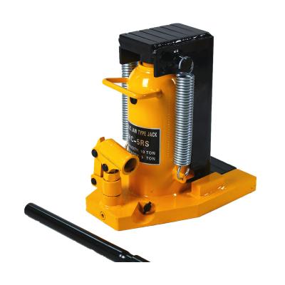 China 5T to 100T Shaft Jack Manual Function steel hydraulic claw read or write position first have top and claw section two for sale