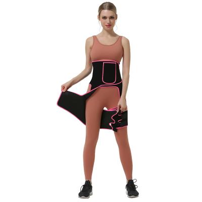 China Breathable No Shapewear High Steel Gaiters Bone Thigh Corset Neoprene Waist Trimmer Nylon Pants For Women for sale