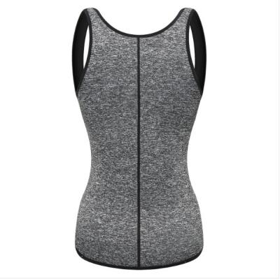 China Gray Custom Plus Size Neoprene Trimmer Shapewear Breathable Waist Trainer Corset Wholesale for sale