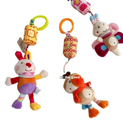 China OEM ODM Bed Car Cartoon Stuffed Plush Wind Chime Stroller Hanging Bed Car Owl Lion Bear for Wholesale for sale