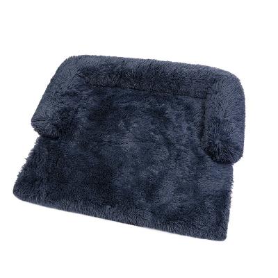 China Removable Cover OEM Plush Sofa Pillow Pet Kennel Winter Cat Dog Sleeping With Removable Washable Dog Bed Cat Pet Mat for sale