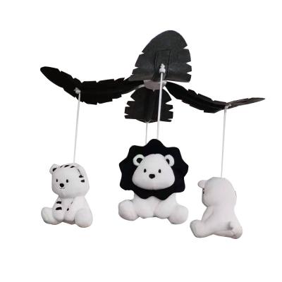 China OEM ODM Musical Newborn Crib Bell Soft Stuffed Toy Soothe Comfort Crib Toy Baby Bedside Hanging Bell Toy for sale